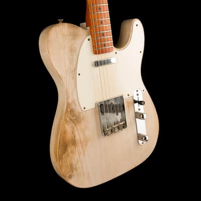 Used 2024 Fender Custom Shop Masterbuilt Paul Waller 1957 Telecaster Heavy Weathered White Blonde with OHSC image 10