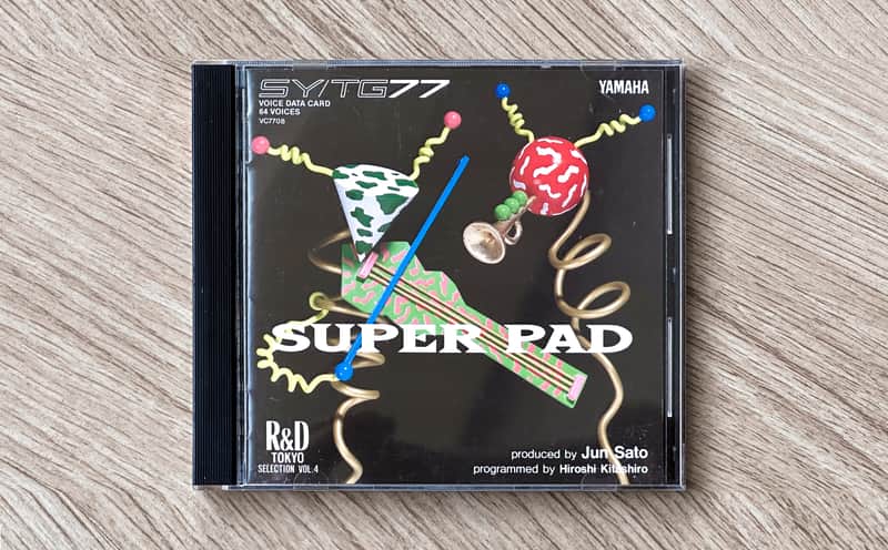 Yamaha SY77 / TG77 Voice ROM Card VC7708 SUPER PAD // Boxed Complete - Ultra Rare image 1