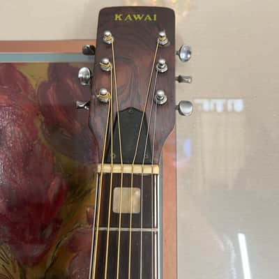 Kawai KF-90 Vintage Acoustic Guitar 60’s-70’s in Sunburst image 15