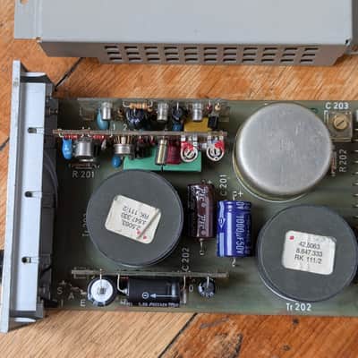 With audio demo: Vintage Telefunken V672/2 mic preamp - variable gain 30 .. 60 dB - plug & play - fully recapped image 5