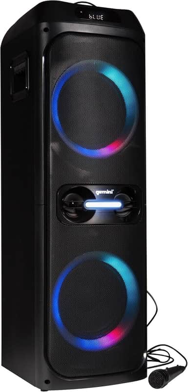 Gemini Sound GHK-2800 Bluetooth Speaker System w/ LED Party Lighting image 1