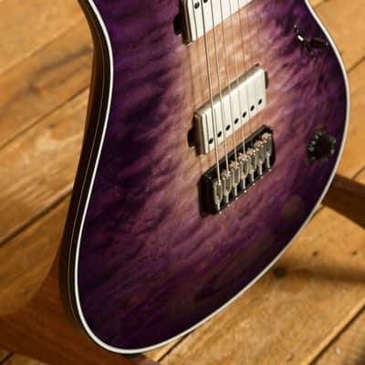 Mayones Regius Core 7 B26.5 - Birdseye Maple - Purple Iris Gloss - 7-String image 6
