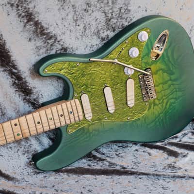 GB Liuteria Traditional Strato VegaTrem - strat style – Tamo Green image 22