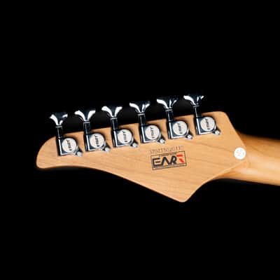 EART YMX-SG3,Roasted Book-match Mahogany Solid Body,22 Stainless Steel Frets,6-Point Synchronized Tremolo image 5