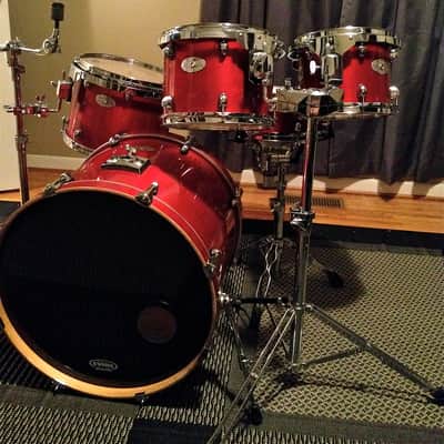 Premier Artist Birch 5-Piece Drum Kit - Trans Cherry Red image 2