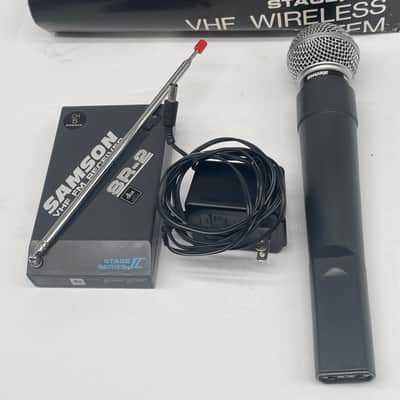 (TESTED) Samson Stage II VHF Wireless Microphone SR-2 SH-2 image 2