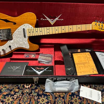 Fender Custom Shop ’68 Vintage Custom Thinline Telecaster 2023 Aged Natural image 2