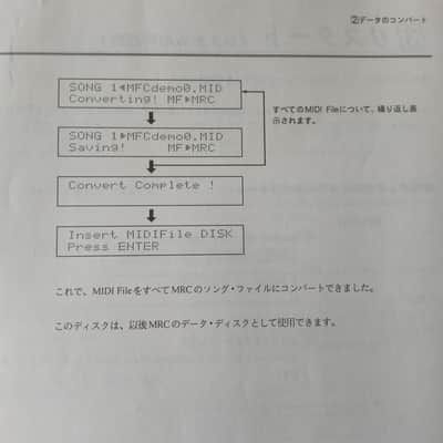 Owner's Manual for Roland Standard MIDI File Converter System Generator MRM-500MRM-500 1990 image 13