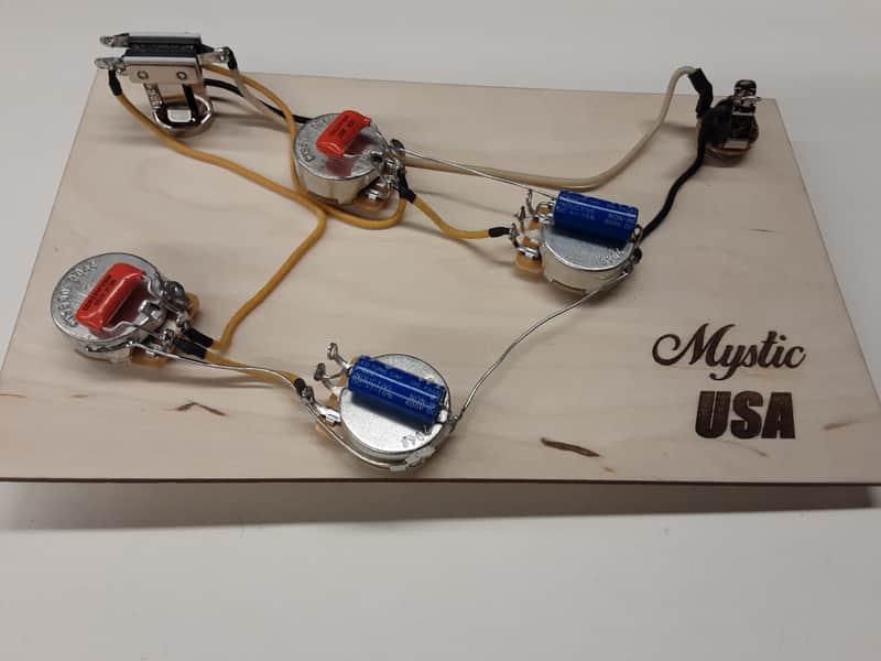 ES 335/355 Style Pre-Wired Guitar Wiring Harness Free USA Shipping image 1