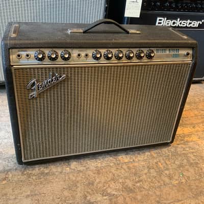 Fender Deluxe Reverb "Drip Edge" 2-Channel 22-Watt 1x12" Guitar Combo 1968 - 1969 - Silverface image 1