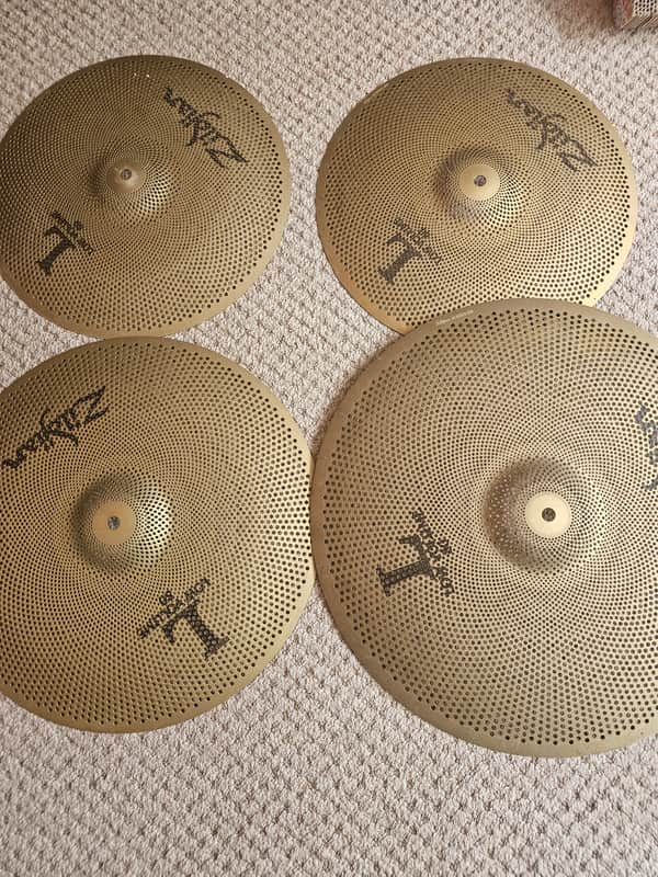 Zildjian LV468 L80 Low Volume Box Set 14/16/18" Cymbal Pack 2015 - Present - Buffed Bronze image 1