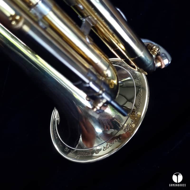 F.E. Olds & Son Super Recording Los Angeles offset valves cornet gamonbrass image 1