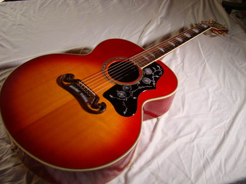 Gibson J 200 Custom 1994 - Cherry Sunburst image 1