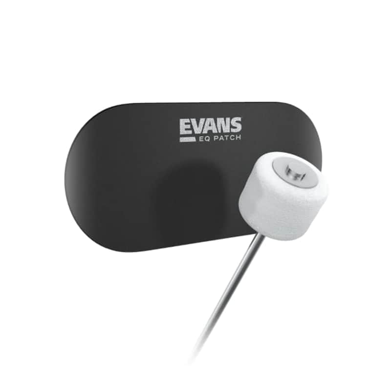 Evans EQ Black Nylon Double Patch image 1