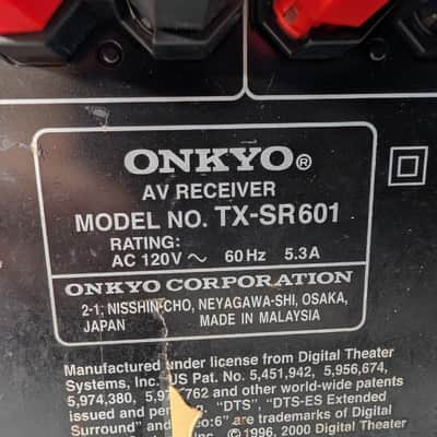 Onkyo TX-SR601 Receiver HiFi Stereo Vintage 6.1 Channel Home Audio AM/FM image 6