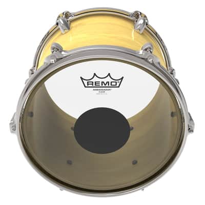 Remo Controlled Sound Clear Black Dot 22" Bass Drum Head image 3