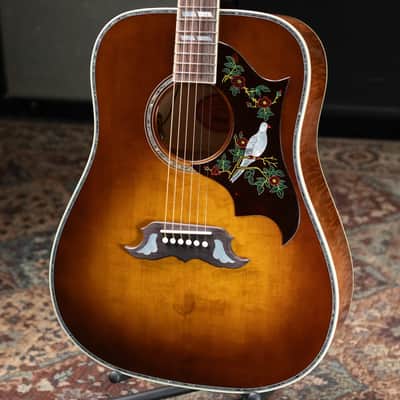 Gibson Dove Anniversary Limited Edition Acoustic/Electric Guitar - Cremona Burst with Hardshell Case image 3