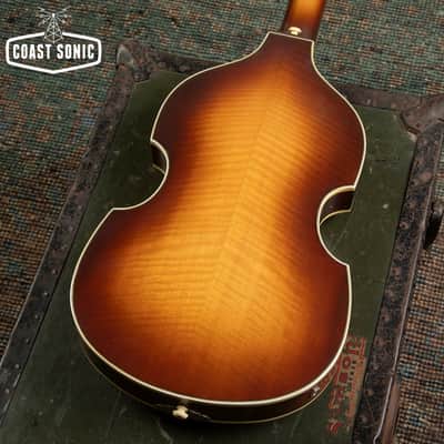 1976 Hofner 500/1 Violin Bass Left Handed Made in Germany Beatle Bass image 10