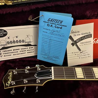Gretsch G6128T-53 Vintage Select ’53 Duo Jet with Bigsby,TV Jones, 1953 Black image 7
