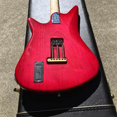 Ernie Ball Music Man Albert Lee 2014 BFR Pink Burst! Minty Fresh Condition! image 2