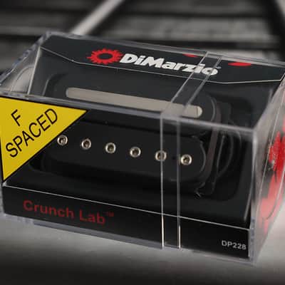 DiMarzio DP228FBK Crunch Lab F-Spaced Humbucker - Black image 1