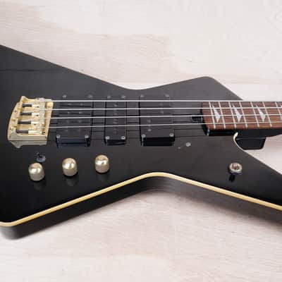 Ibanez Destroyer II DT870 Bass MIJ 1984 Black Vintage Japan Fujigen w/ Hard Case image 5