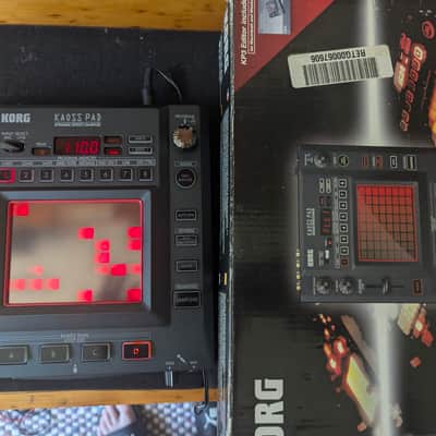 Korg KP3 Kaoss Pad 3 Dynamic Effect / Sampler 2000s - Black image 2
