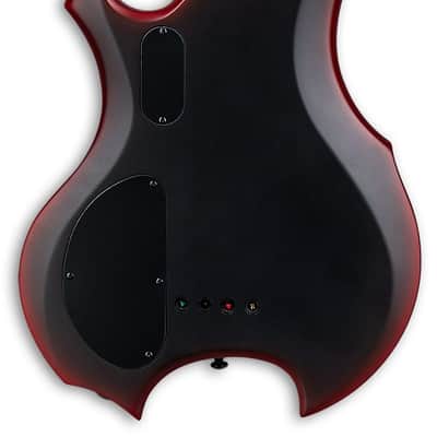 ESP LTD FL-4 Black Red Burst Satin w/Case image 2
