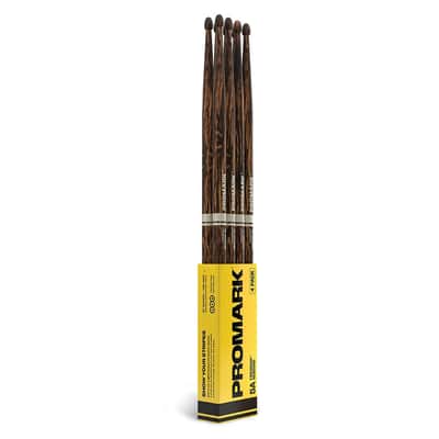ProMark Rebound 5A FireGrain Drum Sticks, 4pr Bundle