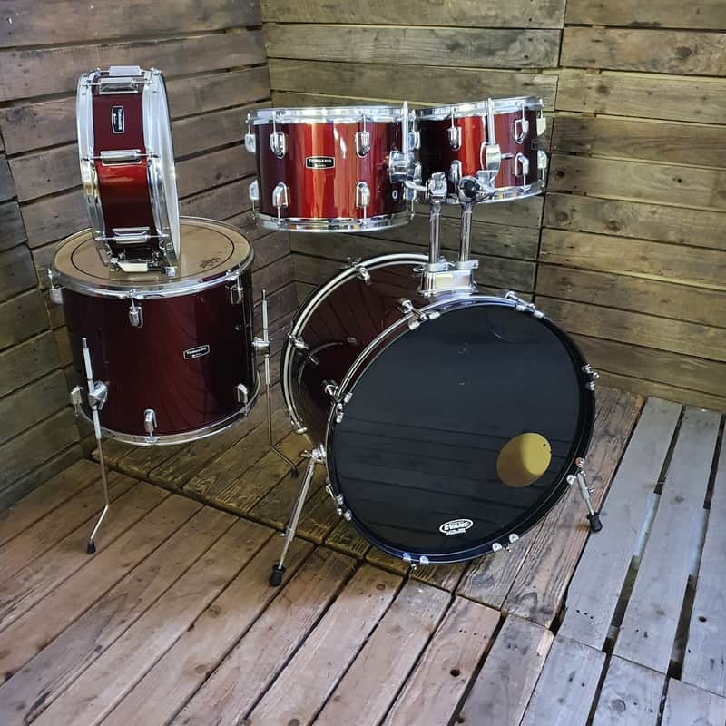 Drum Kit Mapex Tornado Shell Pack, Burgundy Red USED! RKTRD200422 image 1