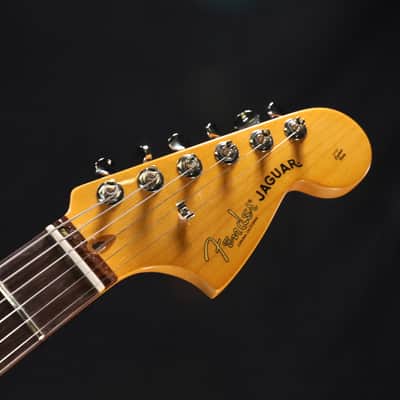 Fender American Professional Classic Jaguar Rosewood Fingerboard Faded Firemist Gold 665 image 2