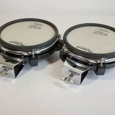 PAIR OF TWO Roland PD-85BK V-Pad 8" Dual Trigger Mesh Drum Pad 2010s - Black image 4