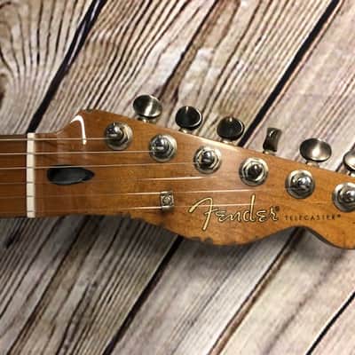Telecaster Style Custom Guitar Vintage Natural Finish image 13