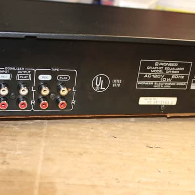 Restored Pioneer  GR-560 7 Band Graphic Equalizer (10) image 13