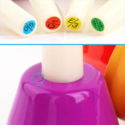 Handbells, Hand Bells Set 8 Note Musical Bells With Colorful Songbook For Toddlers Children Kids Adults School Church Classroom Wedding, By image 5
