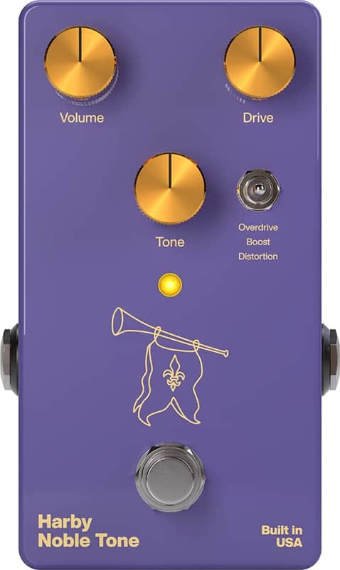Harby Pedals Nobel Tone OD/Boost/Distortion Guitar Effect Pedal Made in USA NEW image 1