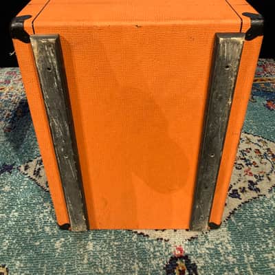 Tom Petersson's Cheap Trick, Orange - OBC410 4x10" 600-watt Bass Cabinet with Horn 8-ohm SIGNED!, AUTHENTICATED!  (TP #7) image 17