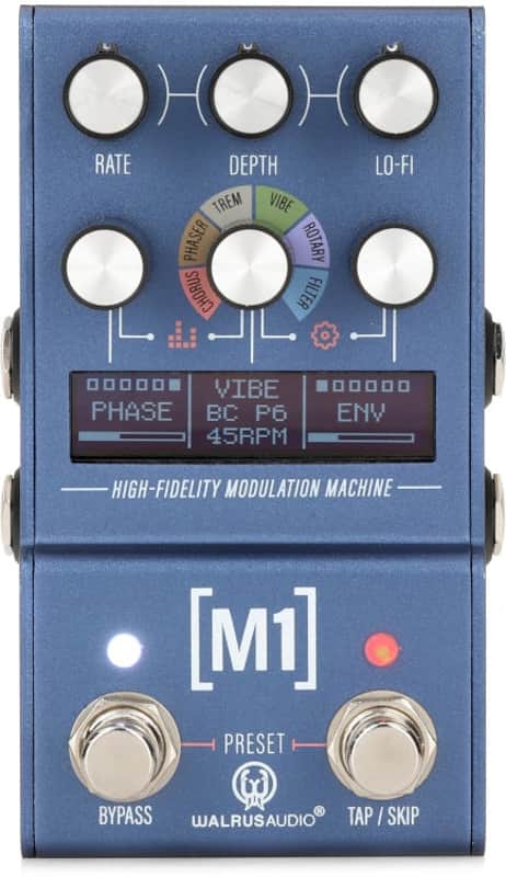 Walrus Audio Mako MKII M1 High-fidelity Modulation Machine Pedal (M1ModMk2d1) image 1