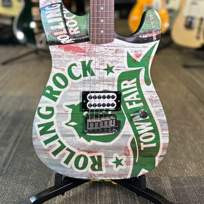 Squier Rolling Rock Town Fair "Collectors Edition" Stratocaster USED image 2