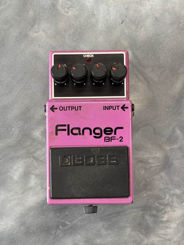 Boss BF-2 Flanger (Black Label) 1980 - 1984 - Purple image 1