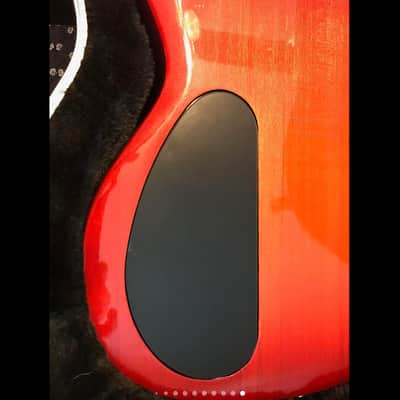 J.W. Van SG style neck through Electric guitar Cherry Burst image 13