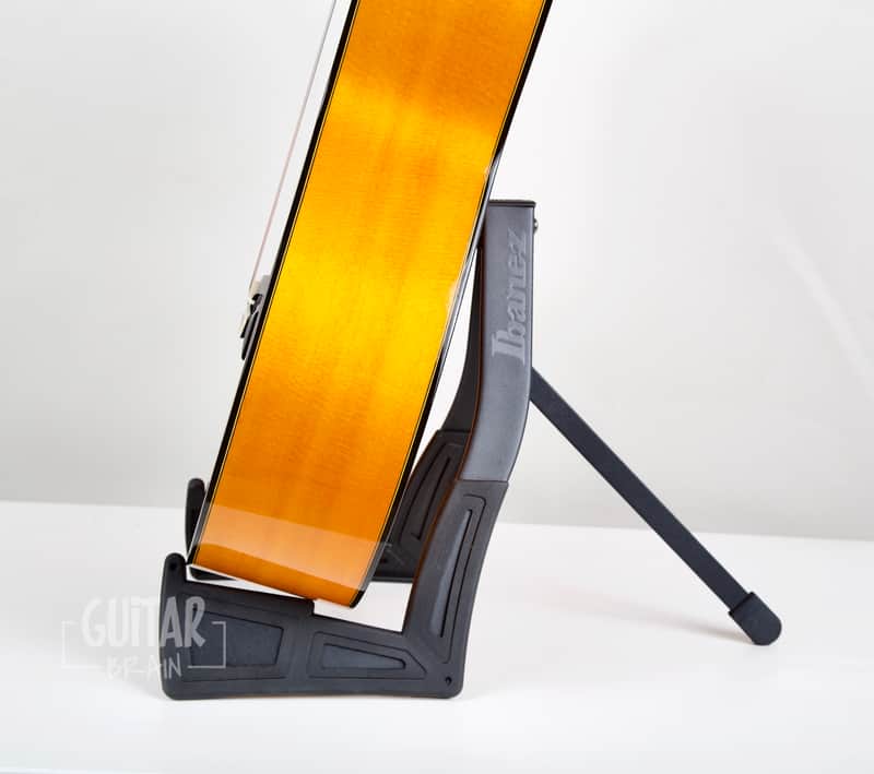 Ibanez Foldable Acoustic and Electric Guitar Stand. Ergonomic, Light, Portable image 1