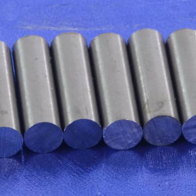 Set Of Six AlNiCo 3 Magnet Slugs .187"X.670" For Fender Style Pickups USA New image 1