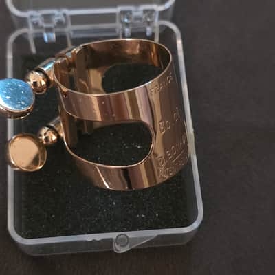 Bonade Pink Gold Plated Bb Clarinet Ligature Non Inverted image 2