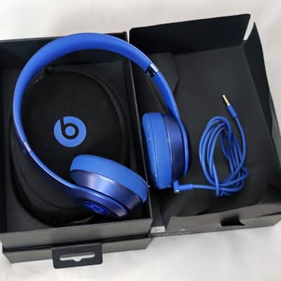 Beats by Dr. Dre Solo 2 Wired B0518 - Sky Blue - In Box image 1