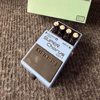 Boss CH-1 Super Chorus (Dark Gray Label) 2001 - Present - Blue