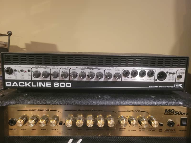 Gallien-Krueger Backline 600 2-Channel 300-Watt Bass Amp Head | Reverb