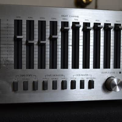 Vintage 1979 Sansui SE-7 Stereo Graphic Equalizer EQ Made In Japan image 3