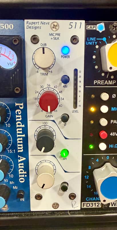 Rupert Neve Designs Portico 511 500-Series Mic Pre Module with Silk 2013 - Present - White image 1