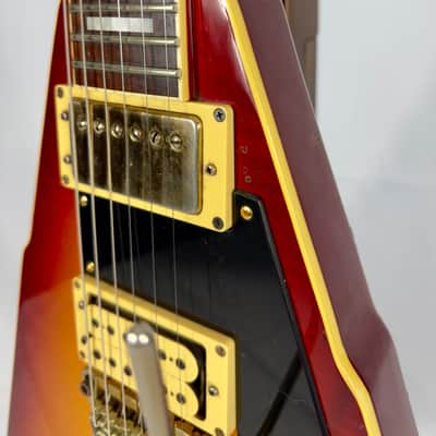 Ibanez X Series Rocket Roll II RR-550 W/ OHSC MIJ Japan 1983 - Cherry Sunburst image 11